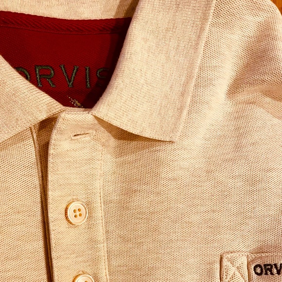 Orvis men’s quarter button down, oatmeal, size XL - Picture 7 of 8